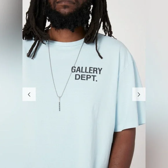 Gallery Dept. New Souvenir Tee Baby Blue M - Picture 3 of 9